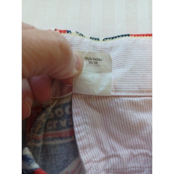 J. Crew cruise ship shorts womens 4 vacation boat retro travel patches RARE - Picture 4 of 10